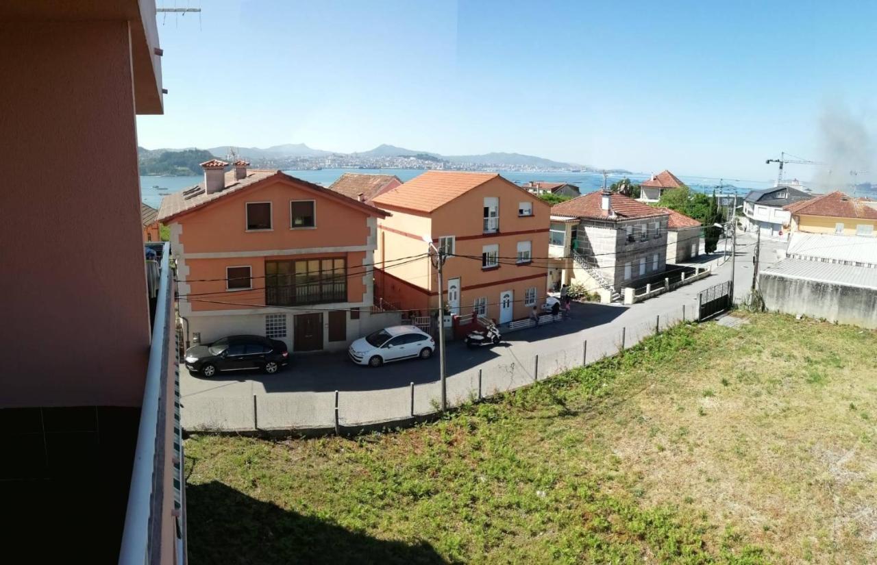 Amplio Apartamento Exterior Con Vistas A Islas Cies Moaña Eksteriør billede